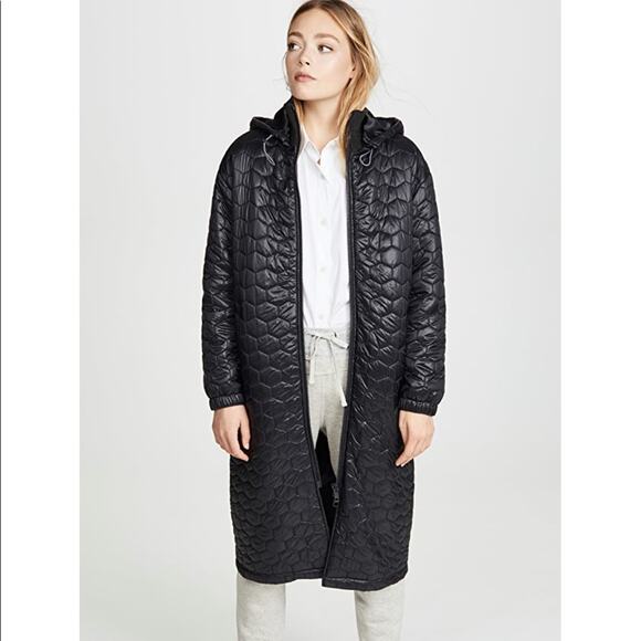 TWENTY MONTREAL Hexagon Puff Shield Coat Black Size Small - Picture 1 of 16